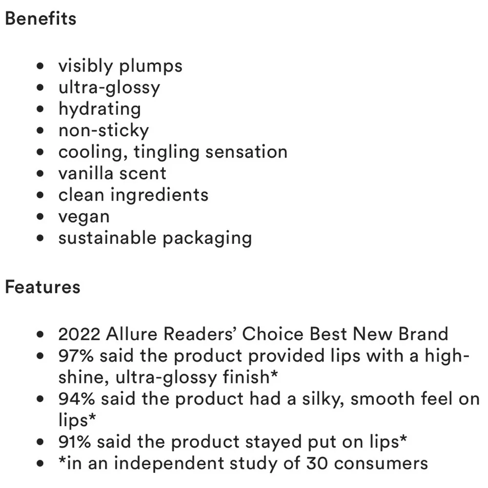r.e.m. Beauty On Your Collar Plumping Lipgloss Waterfalls